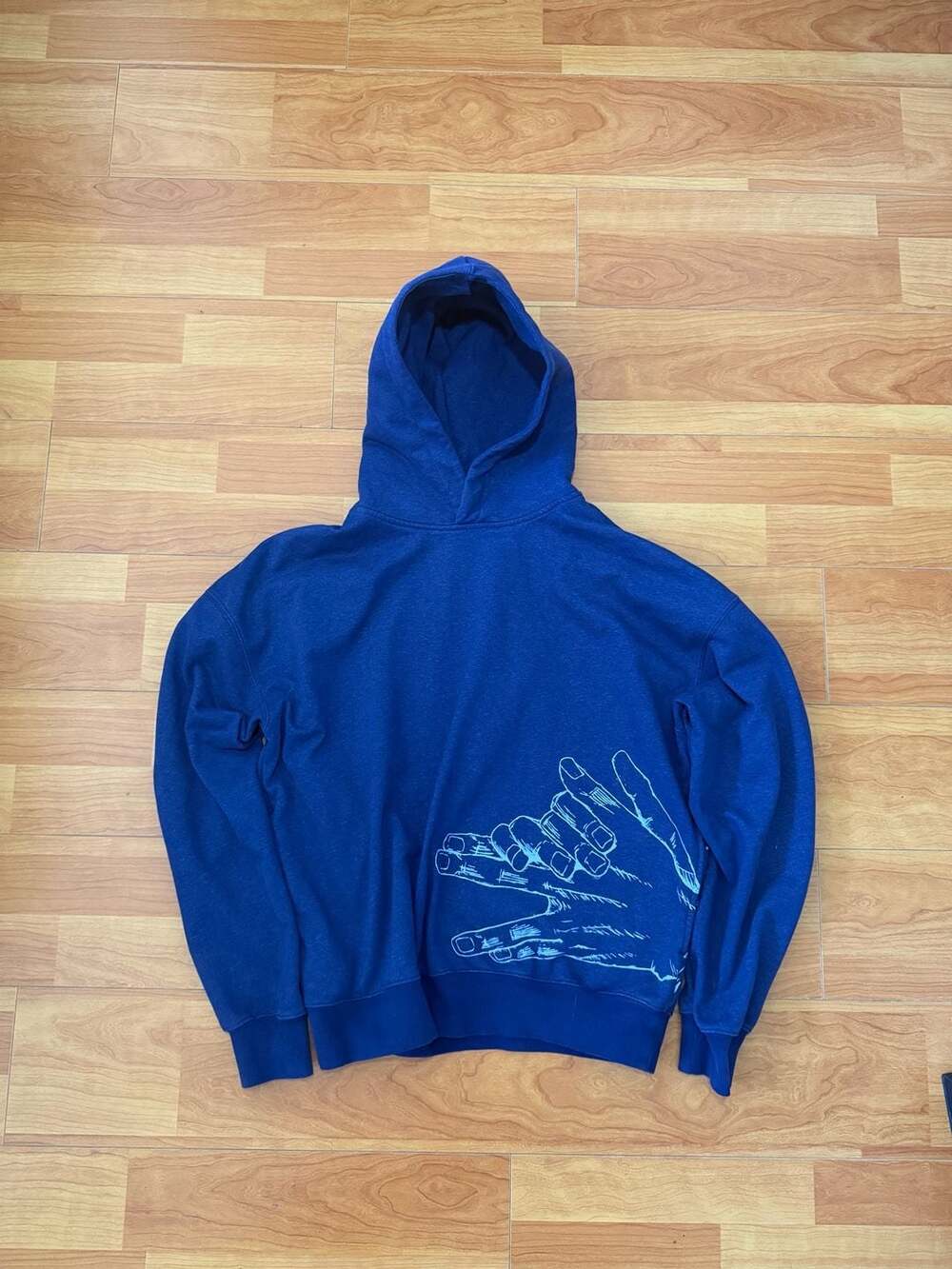 Kenshin Kollection Hand Wolf Design Pullover Hoodie